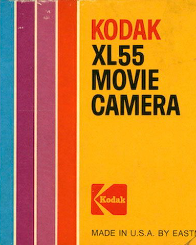 Foto des bunten Kodak Camera Logos.